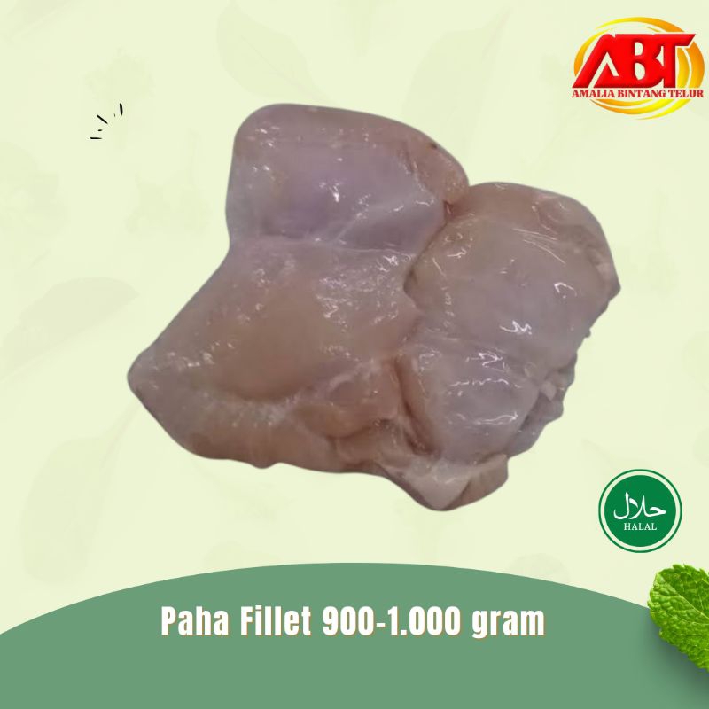 

ABT - Paha Ayam Fillet - Paha Ayam Boneless Tanpa Kulit 900-1.000 gram