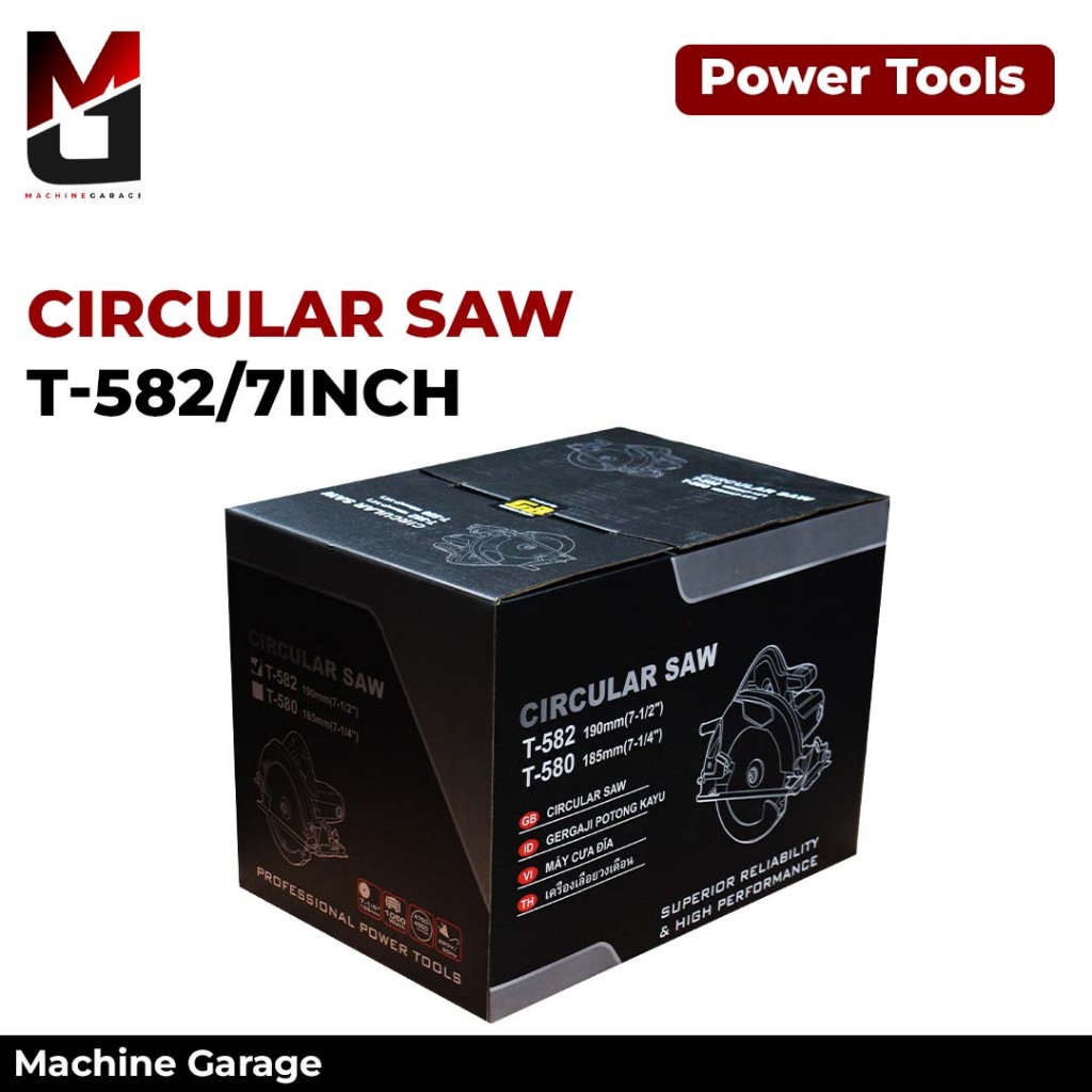 Mesin gergaji circular saw 7 inch GB T-582