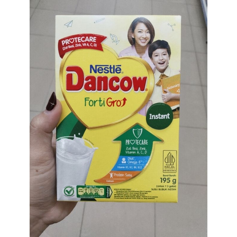 

Dancow Fortigro Instant 195gr susu bubuk