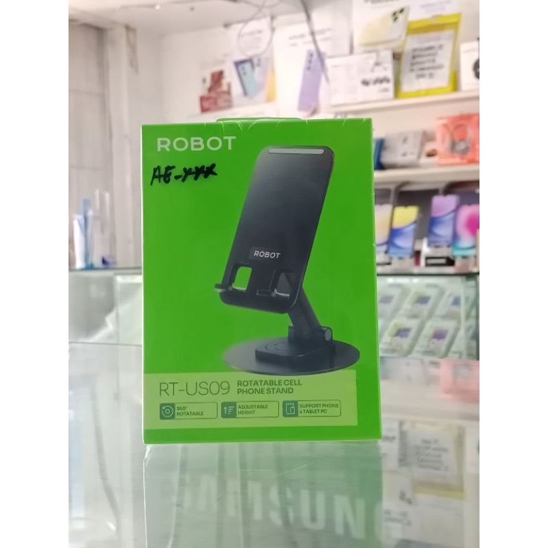 robot rotatable cell phone stand holder rt-us09