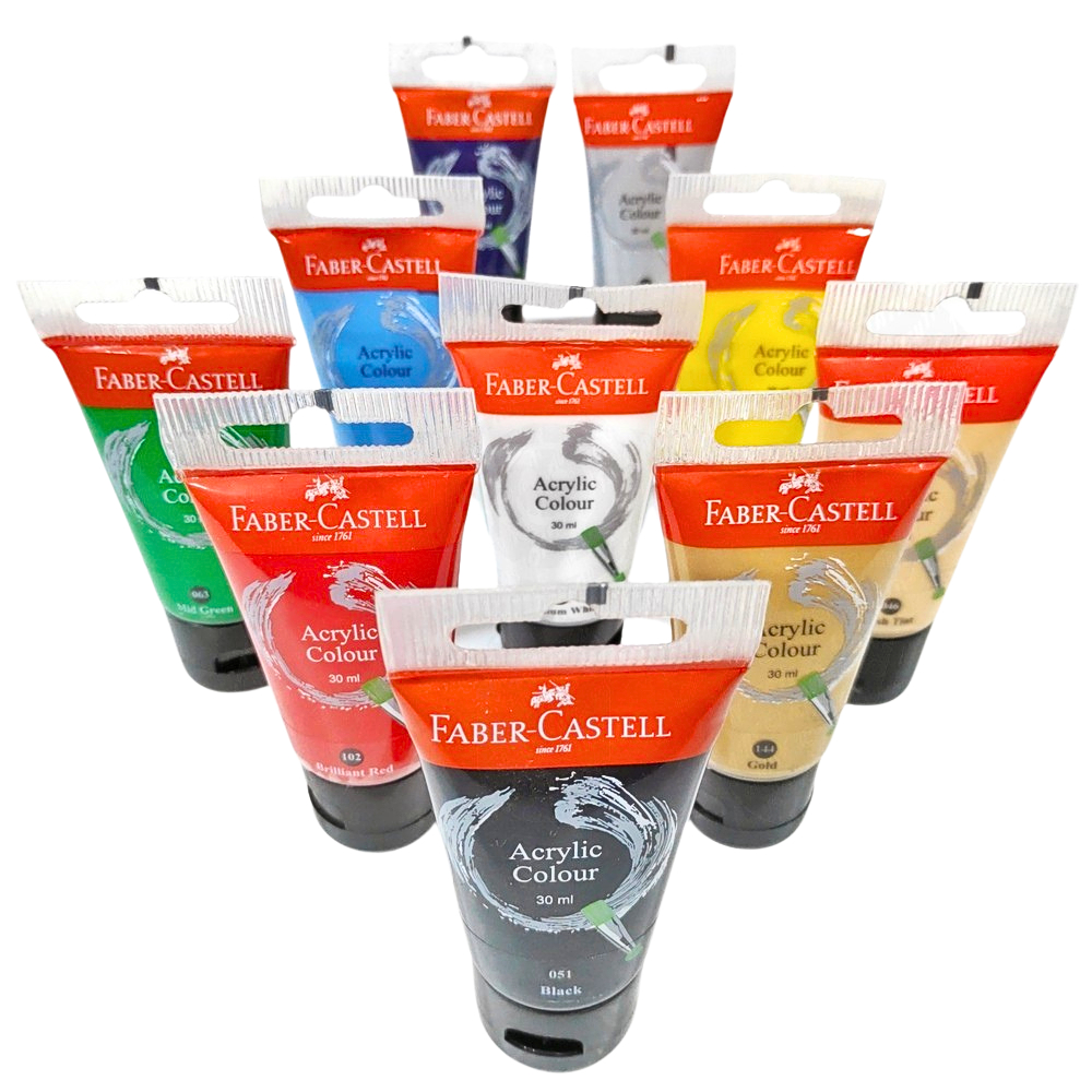 

[GB] CAT ACRYLIC FABER CASTELL ACRYLIC COLOURS 30ML 038003