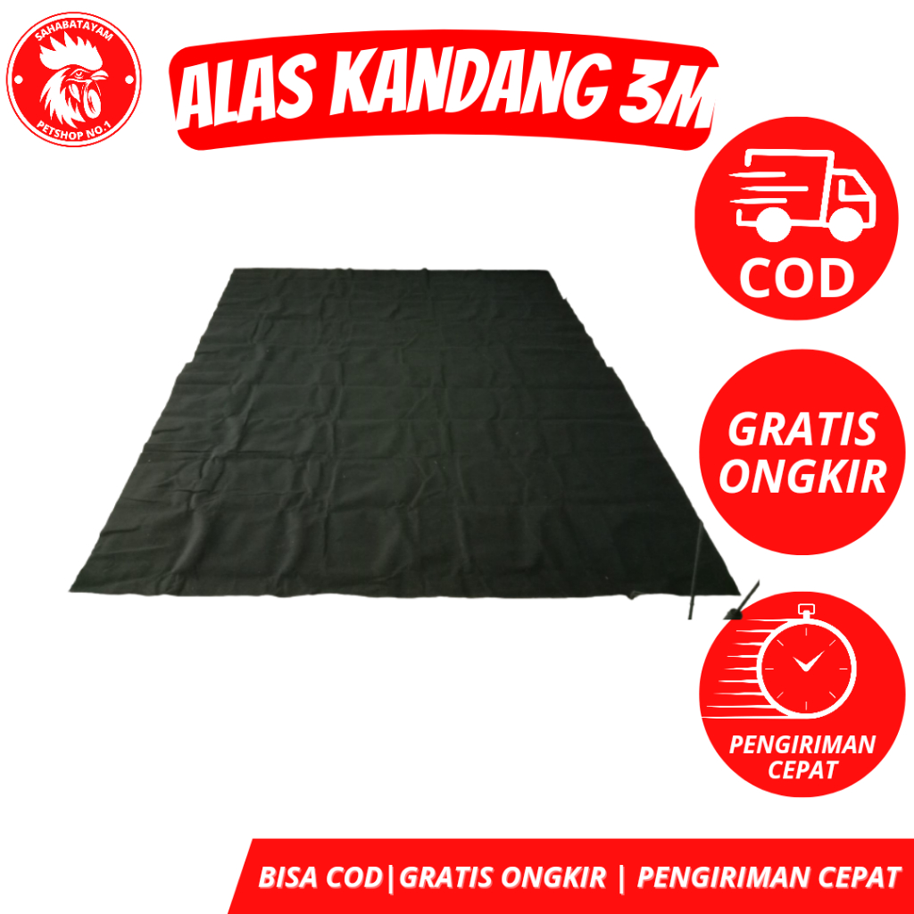 ALAS GEBER 4x3 Meter Karpet Geber Ayam