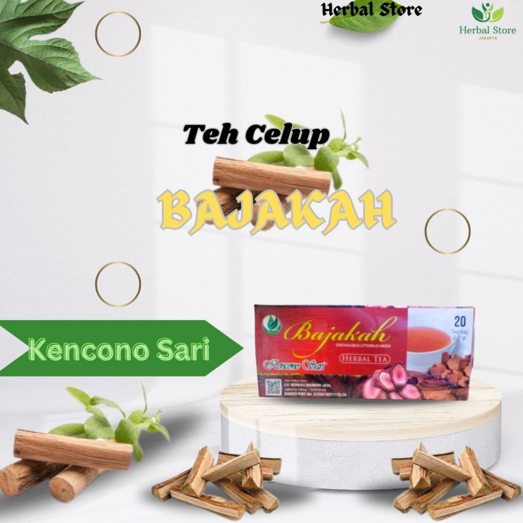 

Teh Celup Akar Kayu Bajakah Herbal Asli Original Promo harga Murah kencono sari