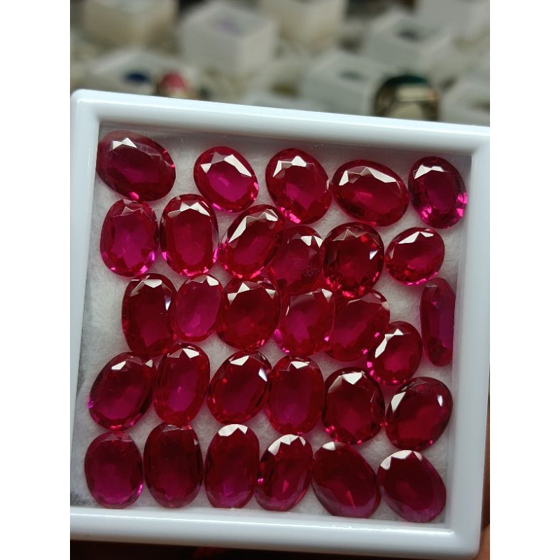 batu merah siam batu red ruby siam bangkok full cutting