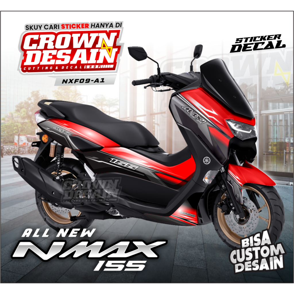 Decal Stiker Full Body new Nmax 2020 2021 2022 - Decal stiker Full Body Yamaha Nmax Facelift