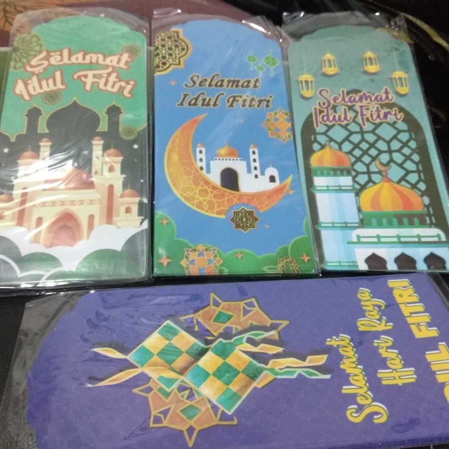 

READY STOK] 8pc Angpao Idul Fitri Eid Mubarak amplop lebaran dan keluarga