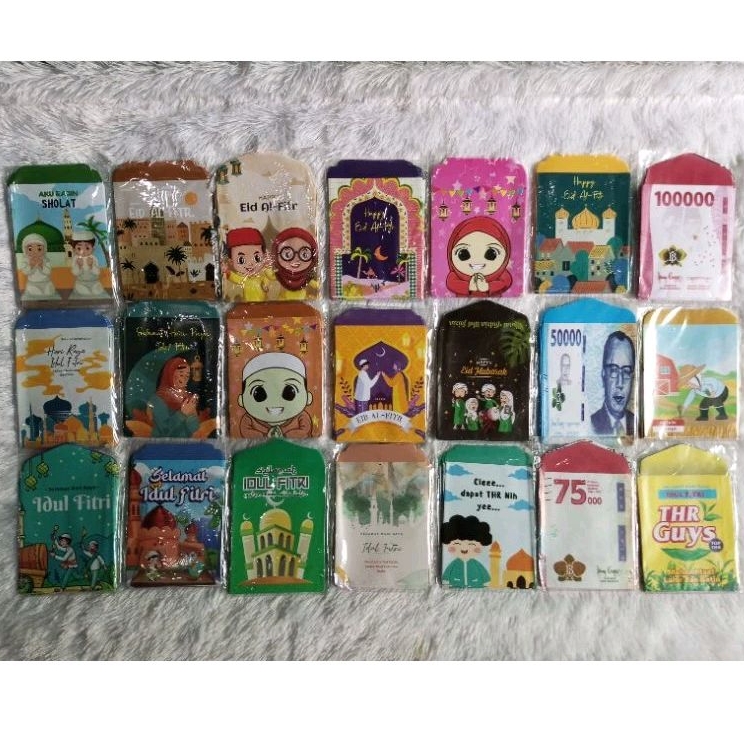 

Amplop Lebaran Siap Pakai 1 Pak Isi 10pcs