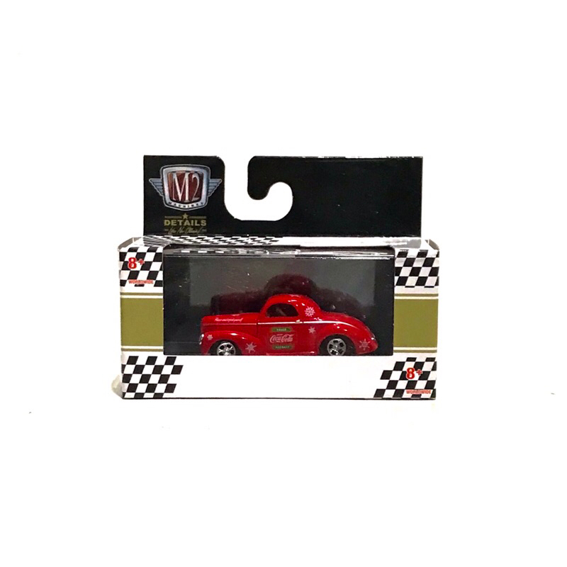 Miniatur Diecast Mobil 1941 Willys Coupe M2 Machines skala 1:64