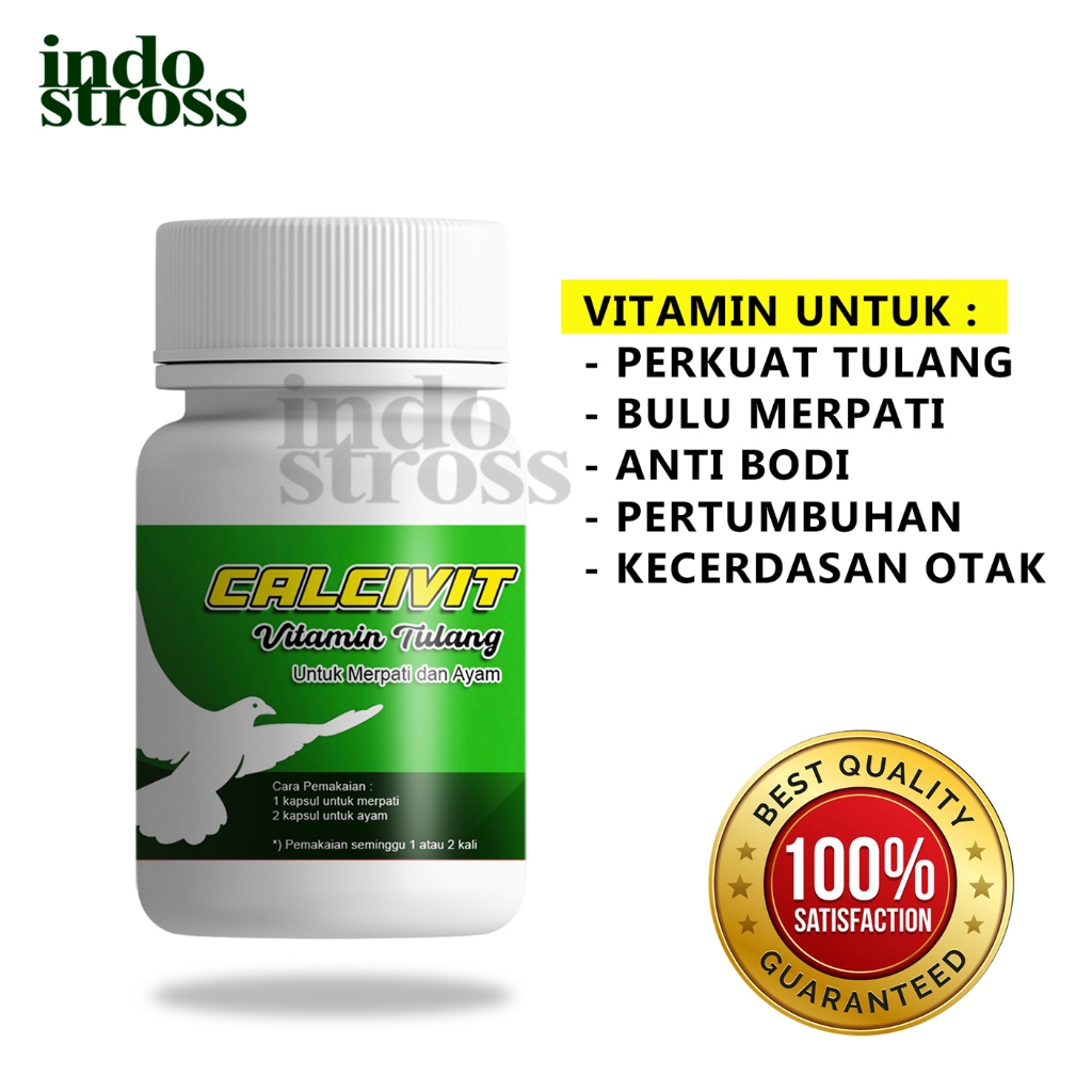 CALCIVIT Vitamin Tulang Merpati Ayam Unggas Merpati Balap Sprint Kolong Tinggi Tomprang Pos - Indost