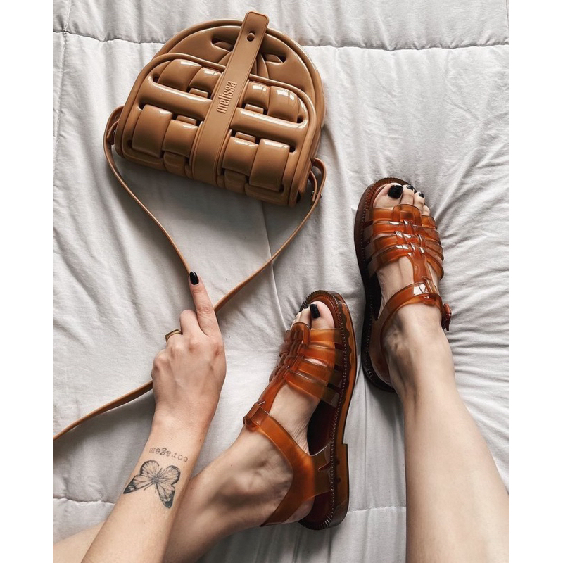 Sepatu Sandal Wanita Melissa Possession Fresh Ad Brown