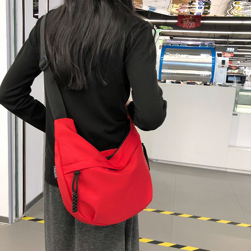 NEW Tas Selempang Wanita Tas Selempang Bahu Nylon Baru Tas Pangsit Kasual Ringan