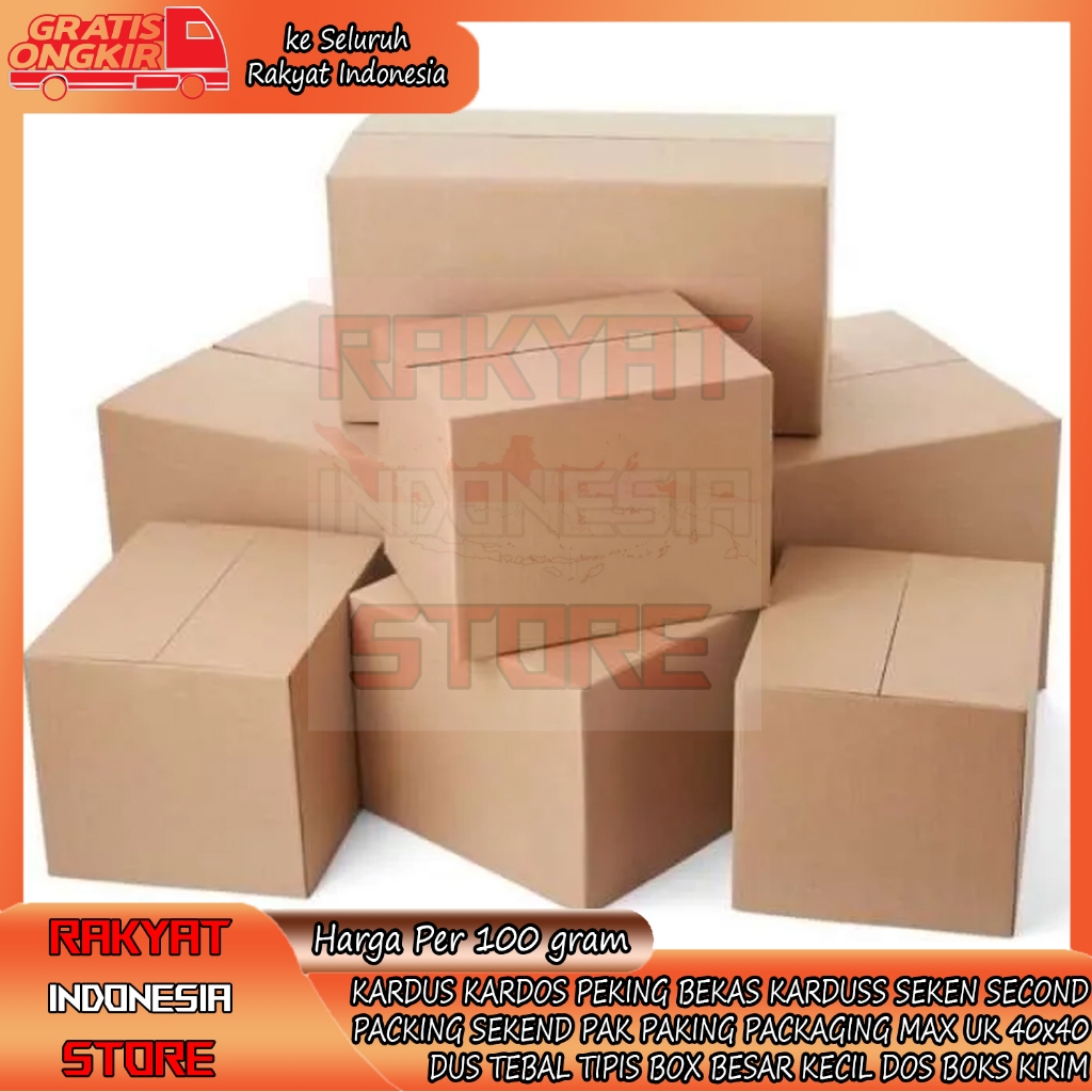 

KARDUS KARDOS PEKING BEKAS KARDUSS SEKEN SECOND PACKING SEKEND PAK PAKING PACKAGING MAX UK 40x40 DUS TEBAL TIPIS BOX BESAR KECIL DOS BOKS KIRIM PENGIRIMAN JUMBO KOTAK PETAK PERSEGI PENYIMPANAN KEMASAN SERBAGUNA MULTIFUNGSI