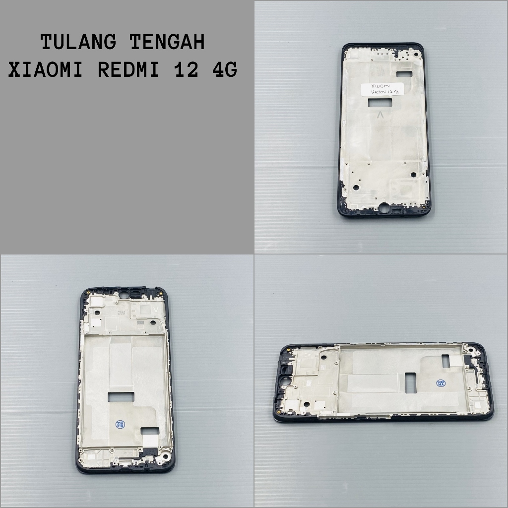 Tulang Tengah Xiaomi Redmi 12 4G Redmi 13 Redmi 13C Redmi 14C Tulang Tatakan Lcd Frame Lcd