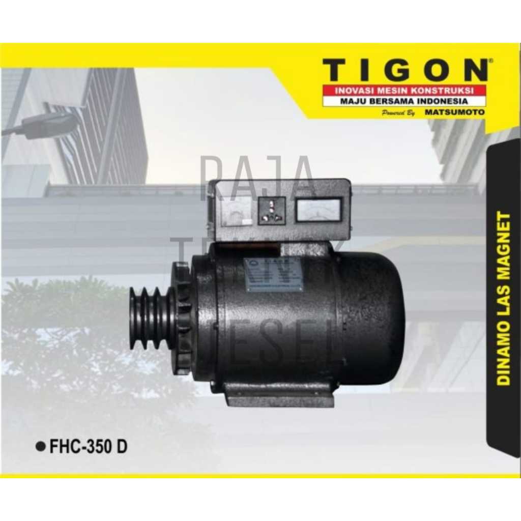 Dinamo Las Magnet AC DC TIGON FHC 350D Welder Generator FHC-350 D