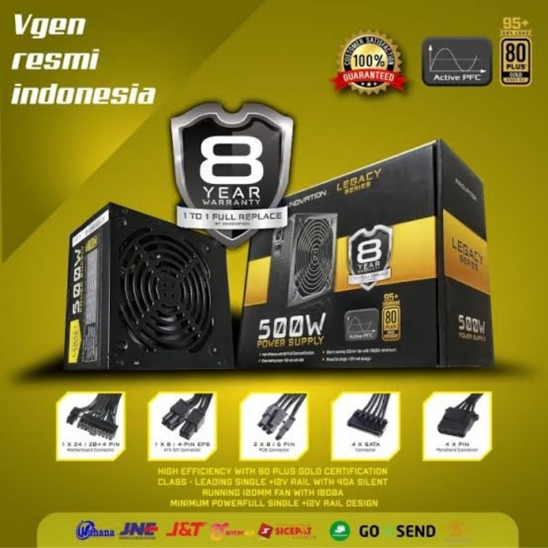 PSU INOVATION 500W 80+ GOLD