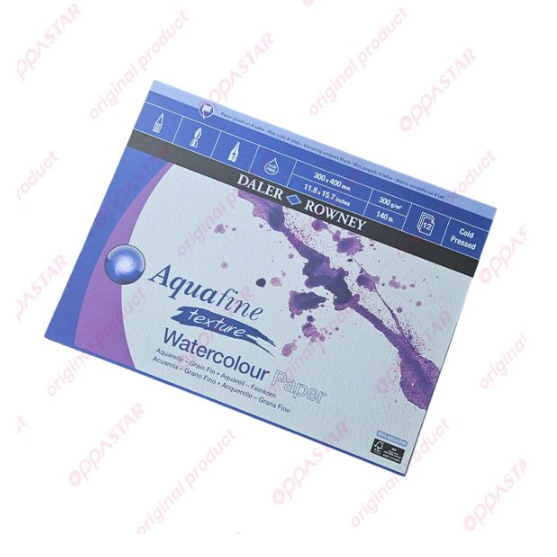 

Kertas Watercolour Daler Rowney Aquafine Cold Pressed 300x400 404663040 - PAD