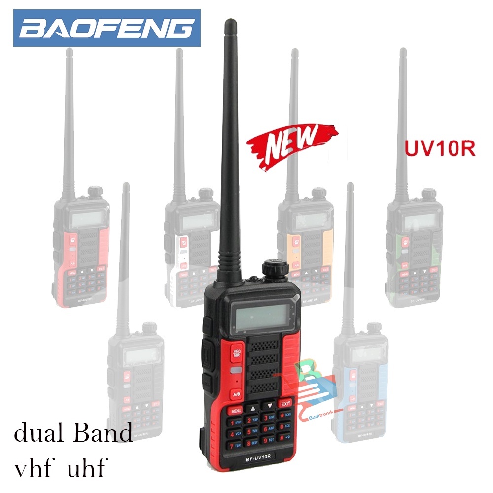 Best seller HT UV-10R UV 10R UV10R VHF UHF Dualband 10watt terbaik