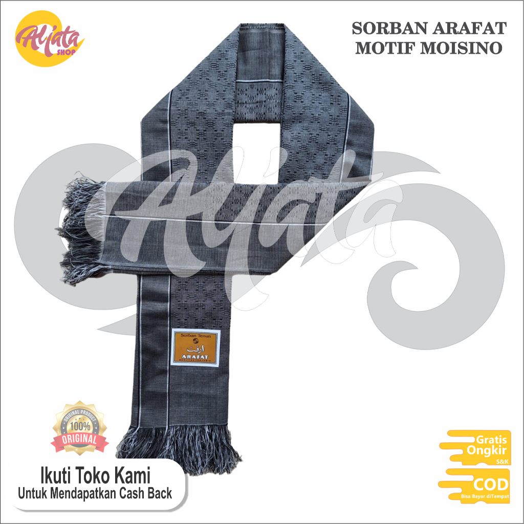 SORBAN HAJI ARAFAT MOISINO SORBAN SANTRI BAHAN TEBAL BERKUALITAS UNGGULAN
