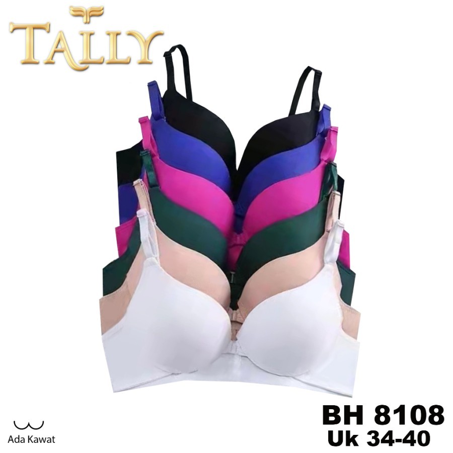 BRA TALLY 8108 KANCING/KAIT DEPAN - PUSH UP BRA - BERKAWAT