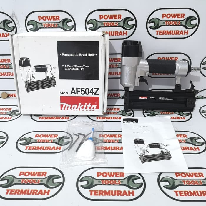 

Paku Tembak MAKITA AF 504 Z Air Nailer Nail Gun AF504Z stapler 5 cm