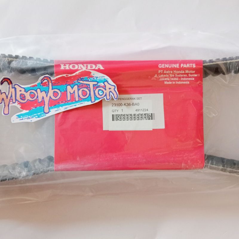 VANBEL V BELT VARIO 150 SET ROLLER K36 AHM HONDA ORIGINAL