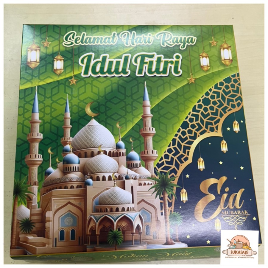 

Dus Idul Fitri no (34) 25x25x8 cm cake box Lebaran hampers