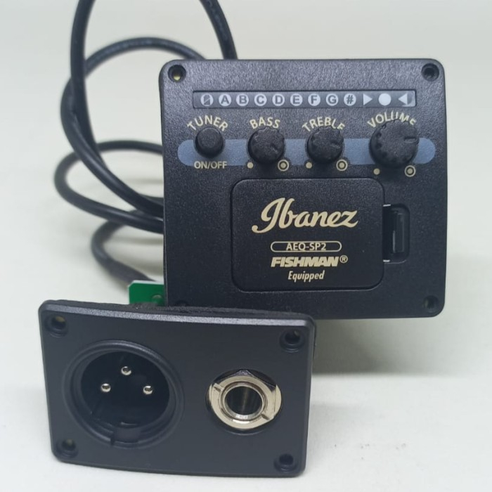Ibanez AEQ-SP2 Equalizer Preamp Akustik Fishman + Tuner
