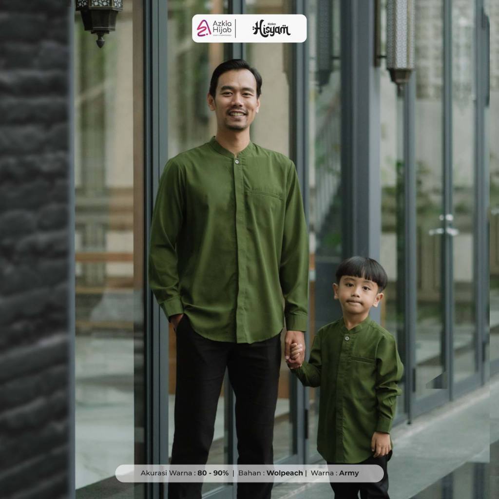 KOKO HISYAM For Remaja Dan Anak Size 2, sd 12 By Azkia Hijab