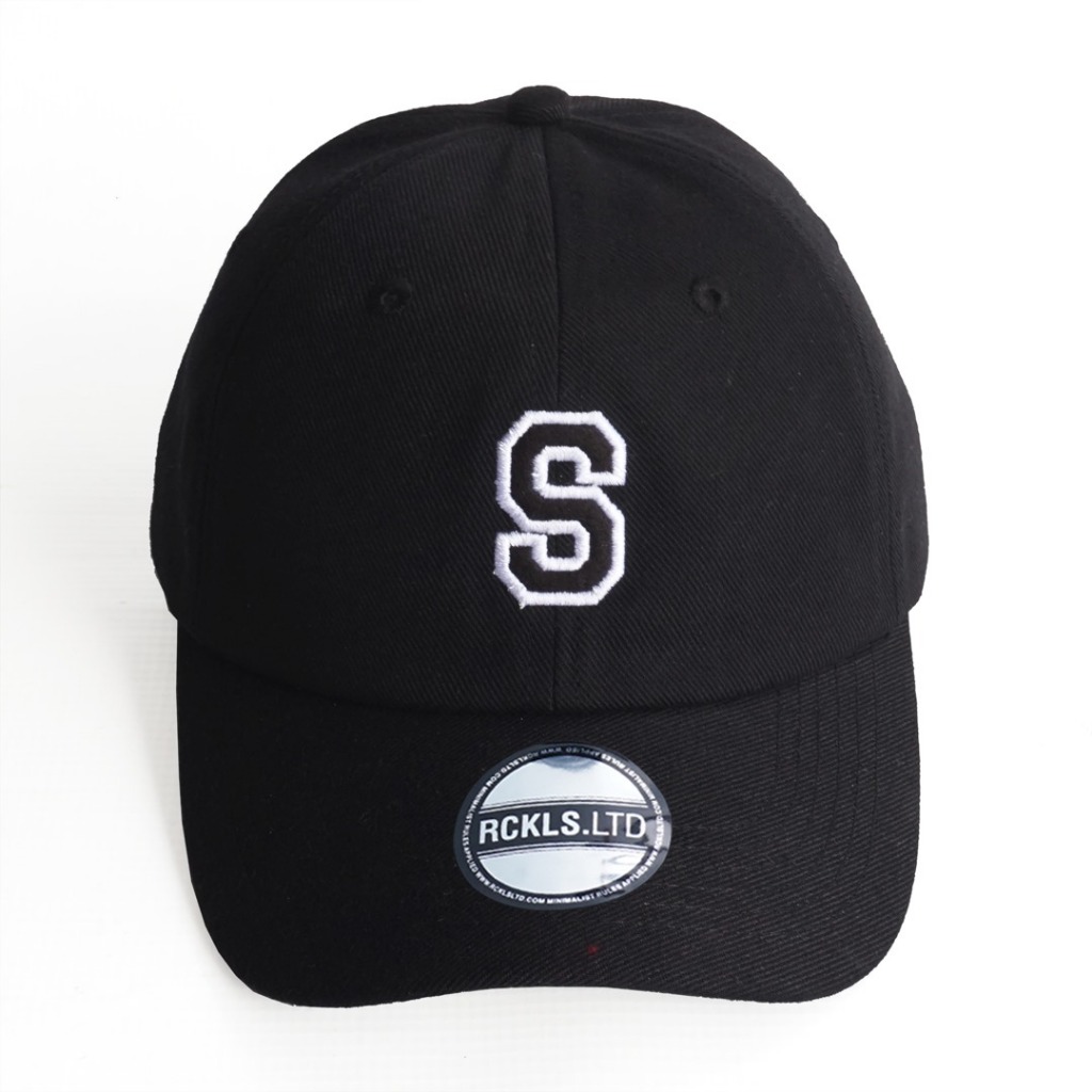 INSANELTD. Polo Cap | Topi Pria Orginal Denim Logo Alfabet S