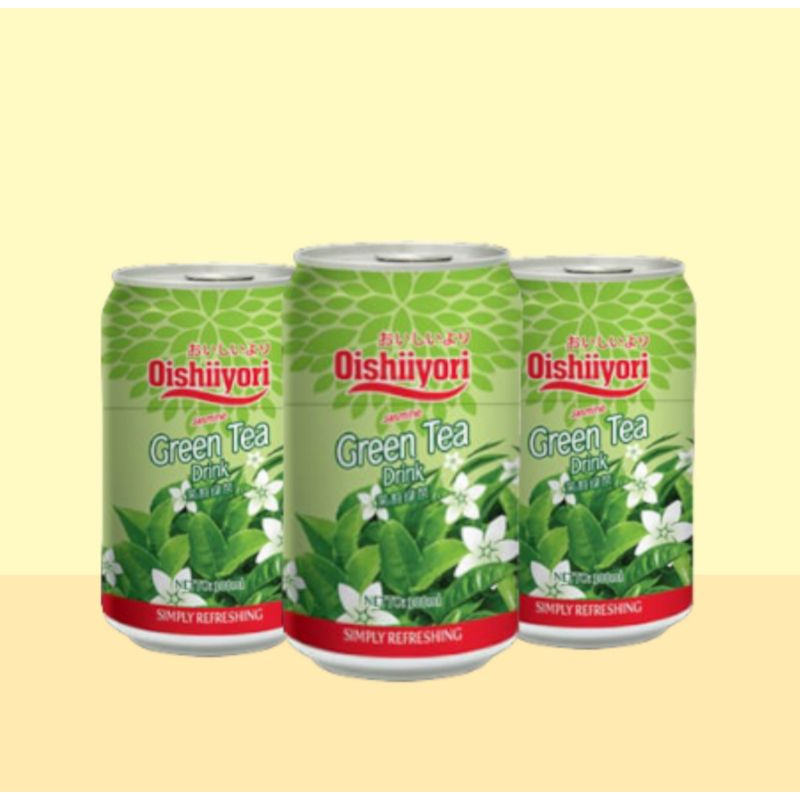 

Oishiiyori Green tea Jasmine / Green tea kaleng 1 karton