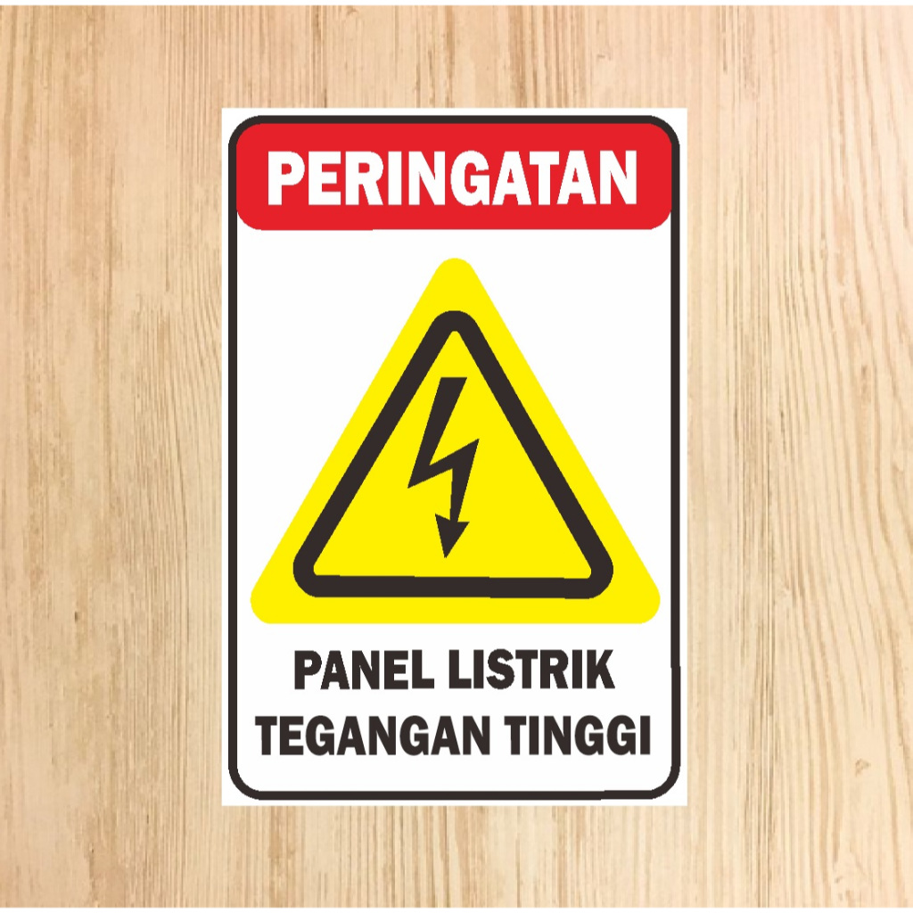 

Stiker Peringatan Panel Listrik Tegangan Tinggi | Stiker Awas Arus Listrik