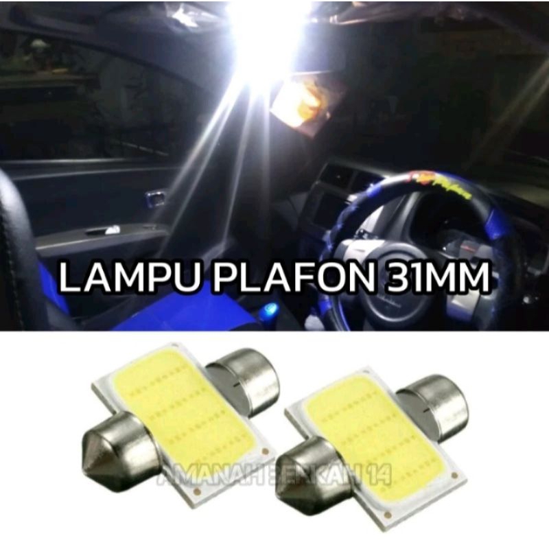 LAMPU KABIN LED PLAFON CABIN MOBIL FEESTON COB PLASMA 31MM - LED PLAFON KABIN FESTOON COB 31 / 36 MM