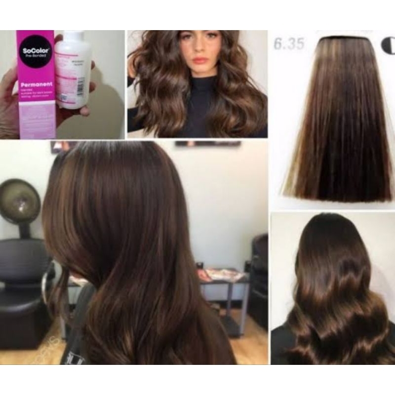 Matrix Socolor 6.35 Warm Dark Blonde Pewarna Rambut