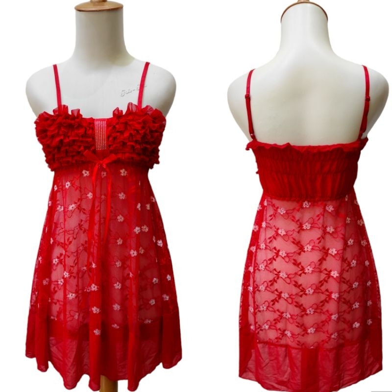 Letta Lingerie Sexy S-XL Linjeri Babydoll Lingeri Seksi Lingeria Lace Lingerie Premium Baju Tidur Se