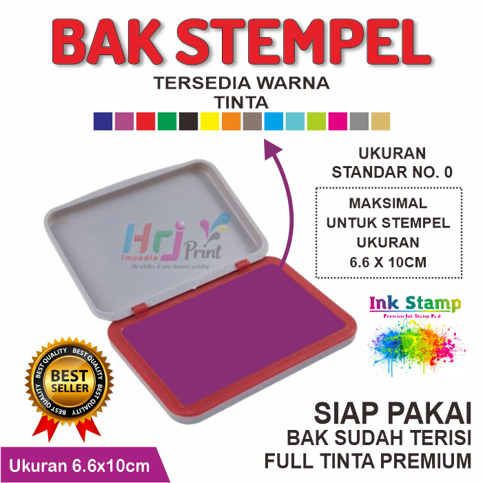 

Bak stempel full isi tinta premium | Bak stempel joyko No.0