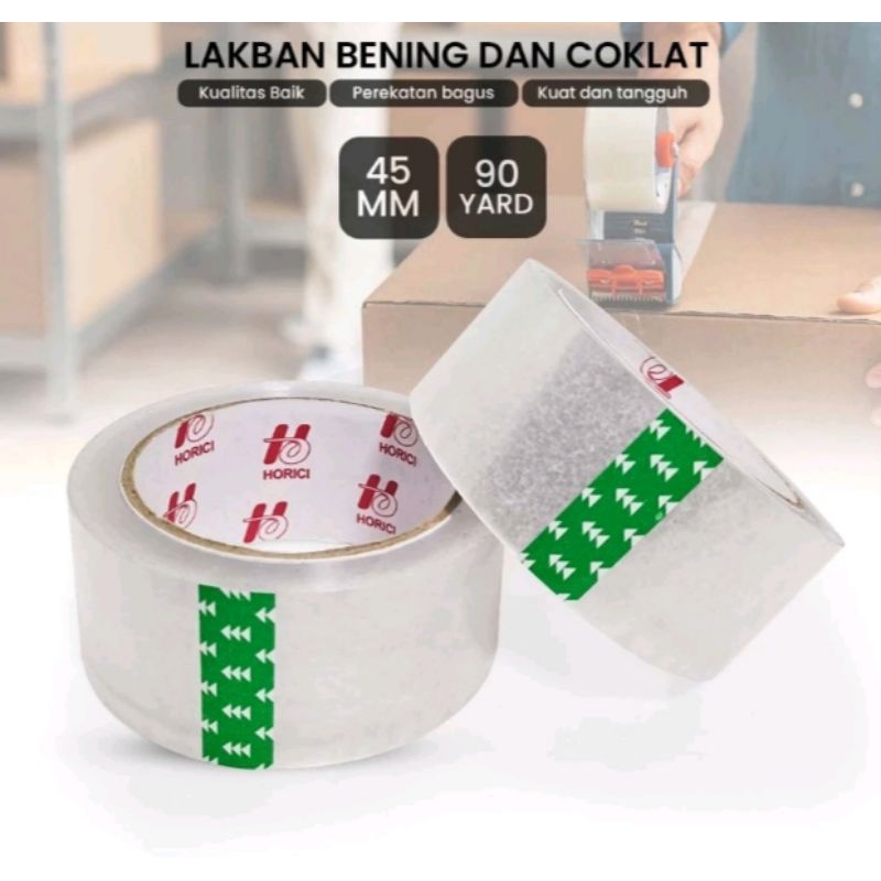 

LAKBAN BENING 45 MM X 100 YARD KUAT DAN TEBAL