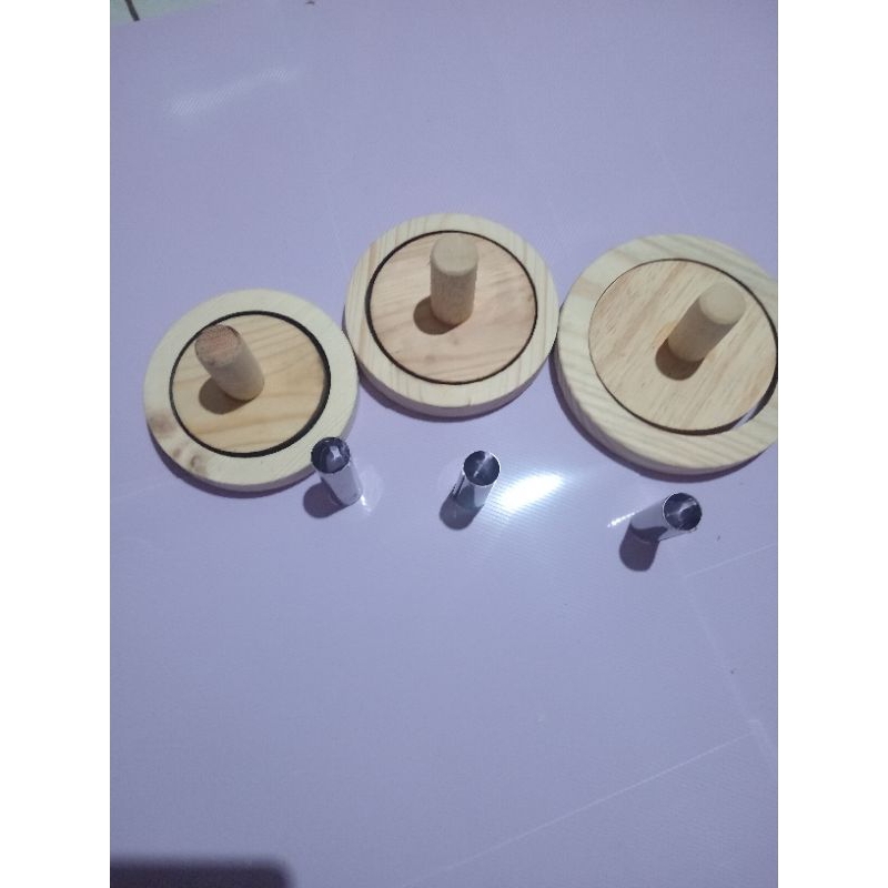 1 set Cetakan donat kayu /Cetakan donat / Cetakan kue