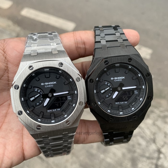GA WATCH Gshock G-shock  GA2100 ori Olahraga Digital Jam Tangan Pria + Casing + Tahan Air + Tahan Gu