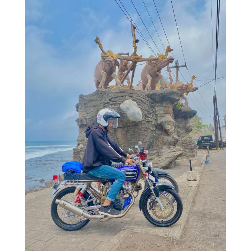 KNALPOT CB HARIAN TOURING PEKAJAMAN 100% ORIGINAL DAN BERGARANSI