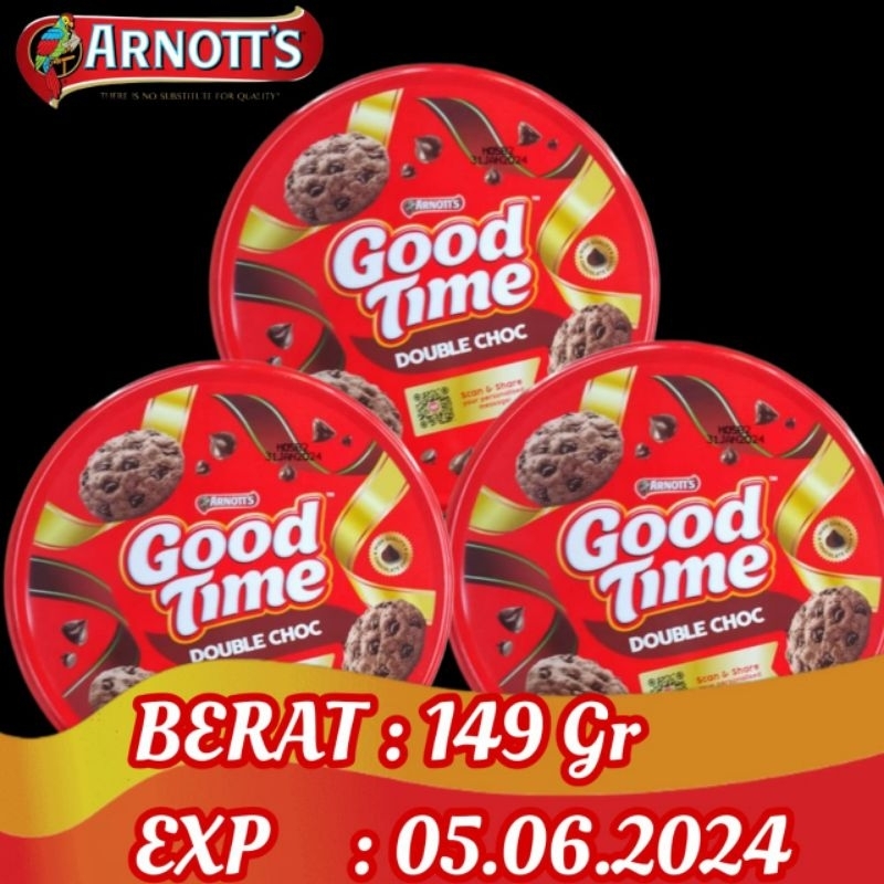 

Paket Good time Cookeis 6 Kaleng 149gr expaid 2026