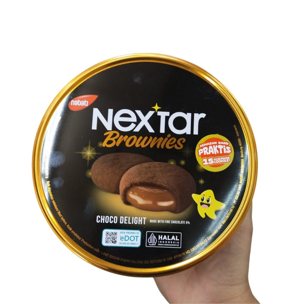 

Nextar Brownies Nabati 160gr Kaleng Roti Kue Kering Makanan Ringan