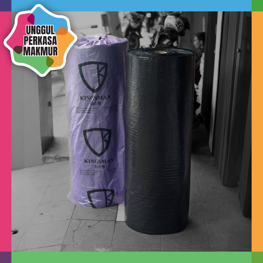 

Bubble Wrap Super Tebal Hitam Bening Transparan 125 cm X 50m Bandung Plastik