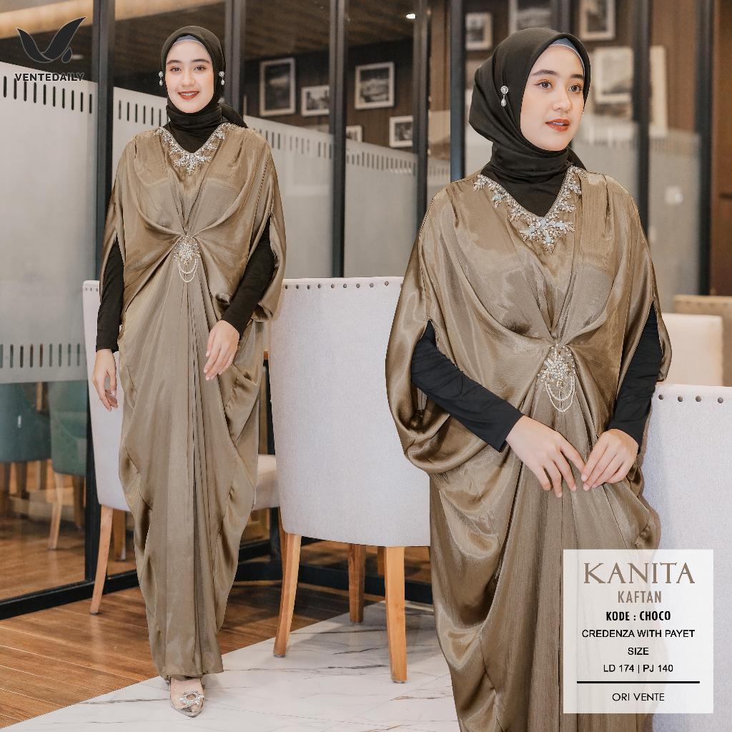 Dress Muslim Kanita Kaftan By Vente