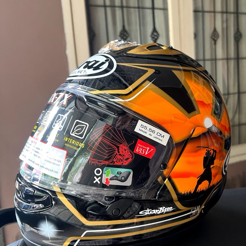 helm arai rx7x samurai