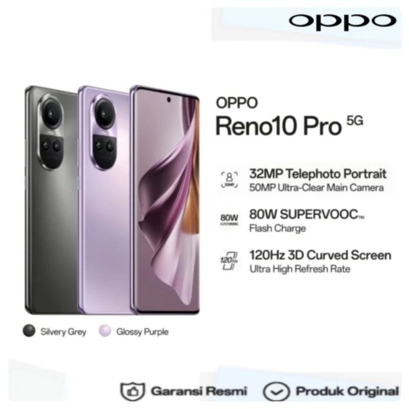 HP OPPO RENO10 PRO 5G Garansi Resmi OPPO