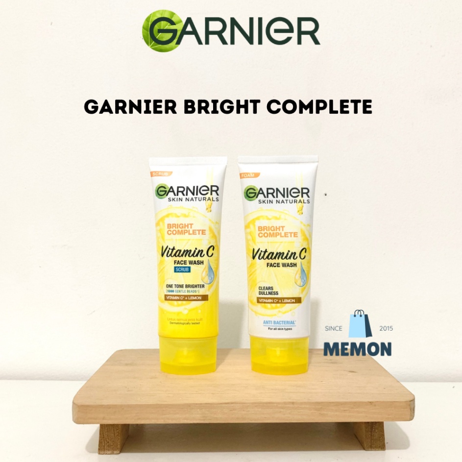 Hemat Pembelian  Garnier Bright Complete Brightening Foam  Scrub  Sabun Cuci Muka