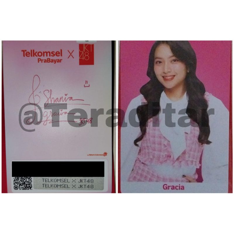 Photocard JKT48 x Telkomsel Shania Gracia
