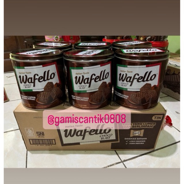 

WAFELLO KALENG 1 DUS ISI 6 JAR