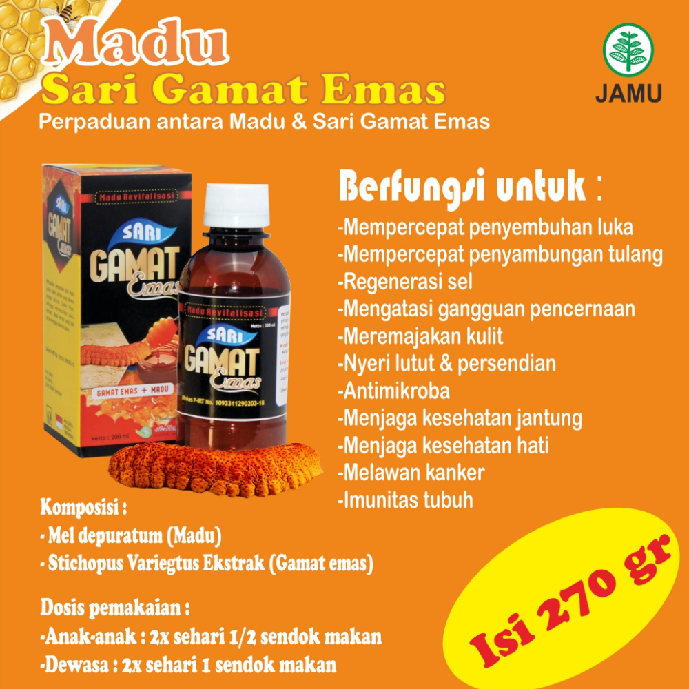 

Madu Sari Gamat Emas