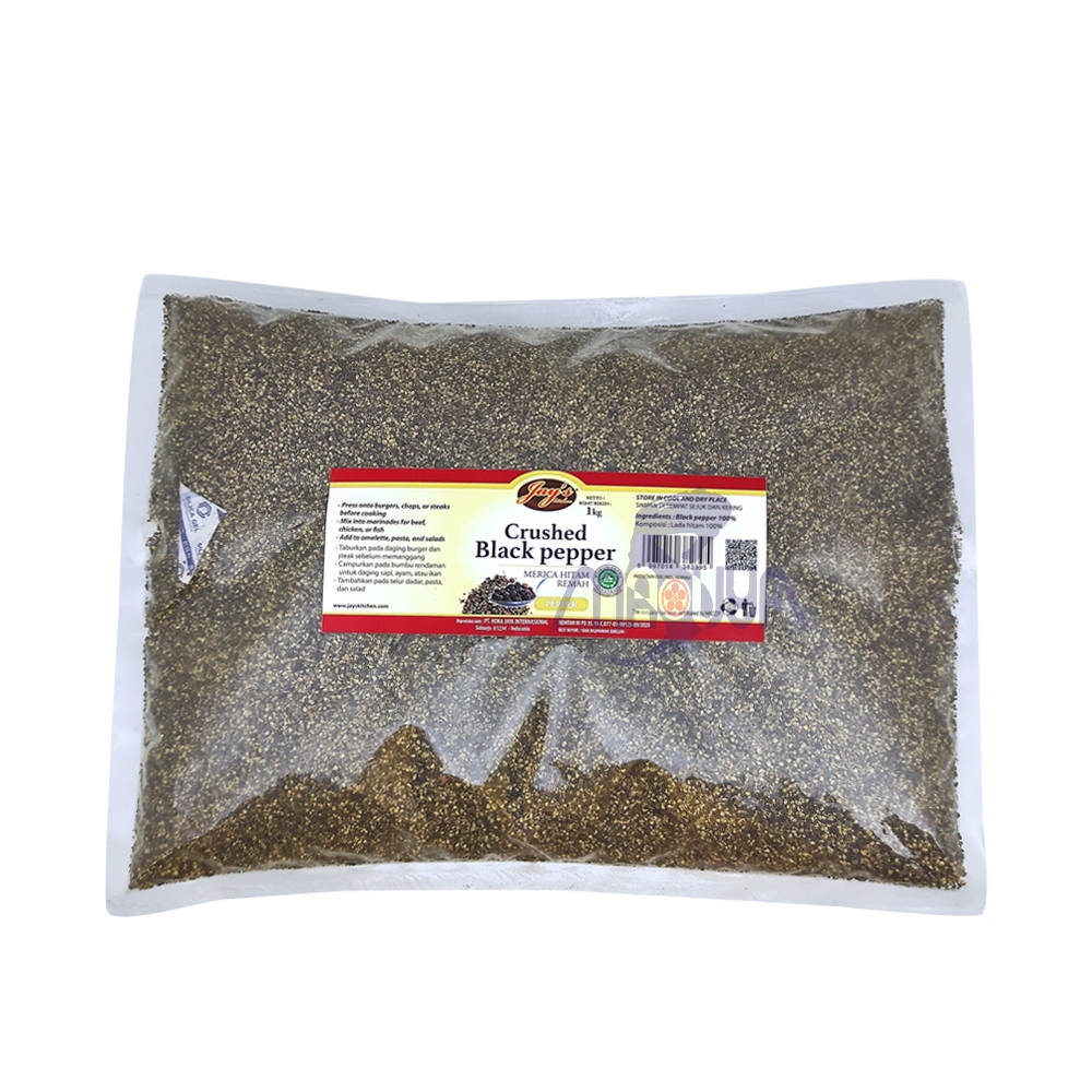 

JAY'S CRUSHED BLACKPEPPER LADA HITAM REMAH 1KG